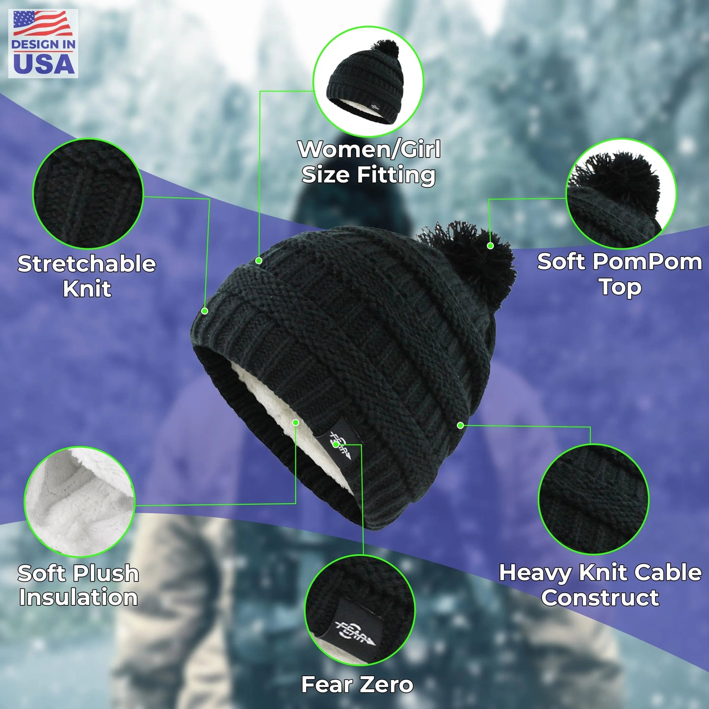 Warmest Panie Hat